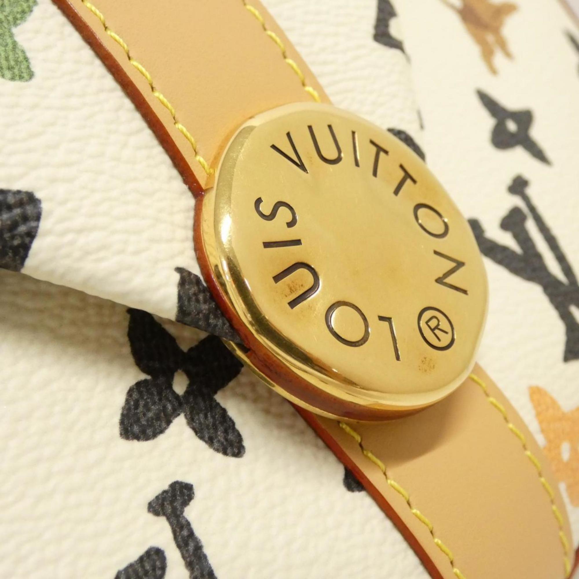 Louis Vuitton Ivory Multi-Color Vanilla Coated Canvas Shoulder Bag (Pre-Owned)