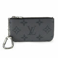 Louis Vuitton Monogram Eclipse Black Gray Monogram Eclipse Coin Purse/Coin Case (Pre-Owned)