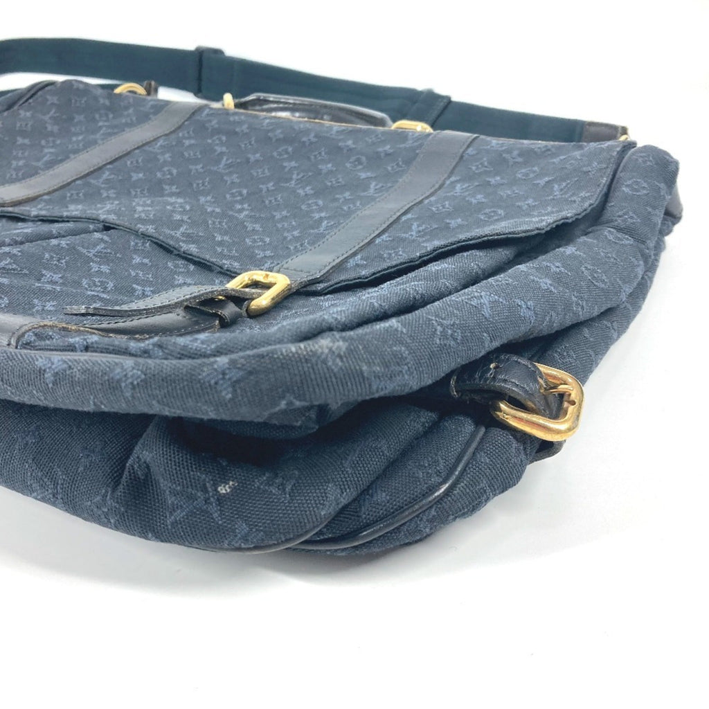 Louis Vuitton Monogram Mini Navy Monogram Mini Boston Bag Handbag Shoulder Bag (Pre-Owned)