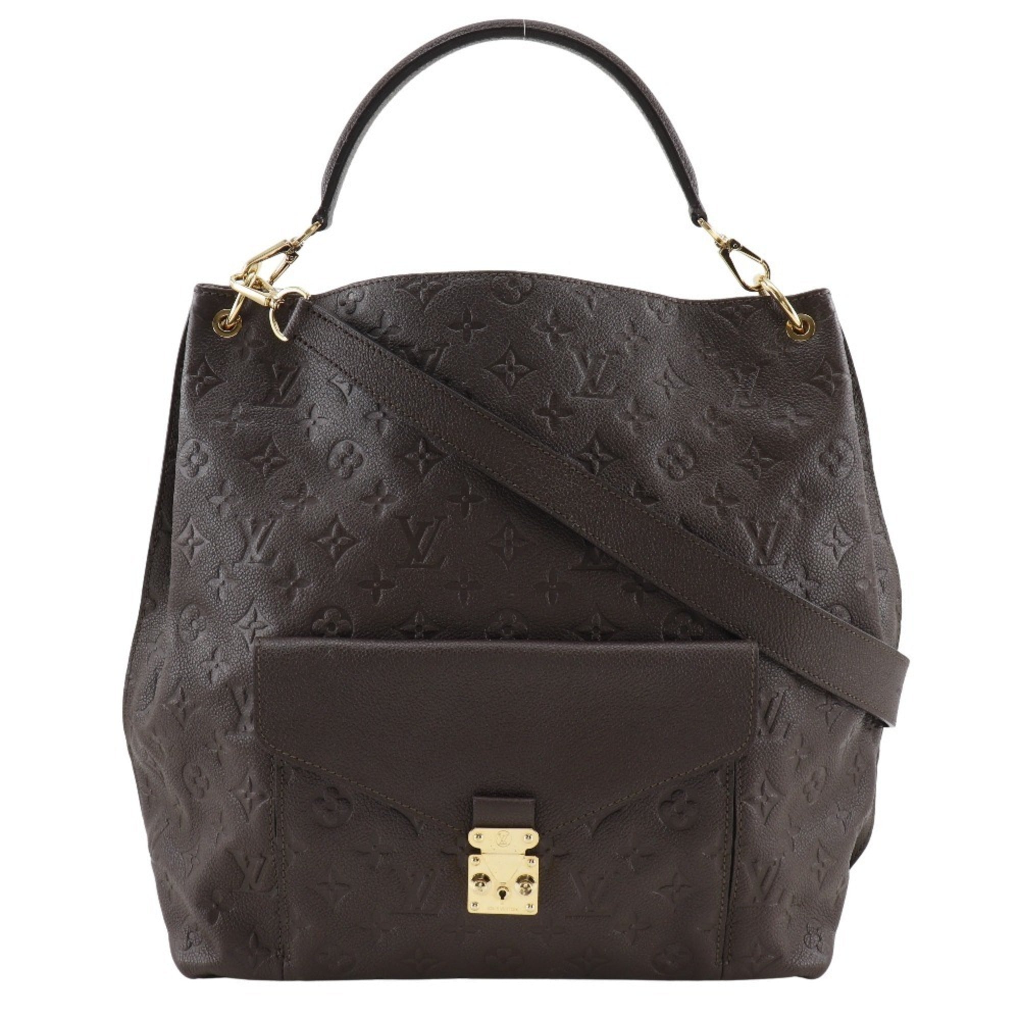 Louis Vuitton Brown Earth Monogram Empreinte Shoulder Bag (Pre-Owned)