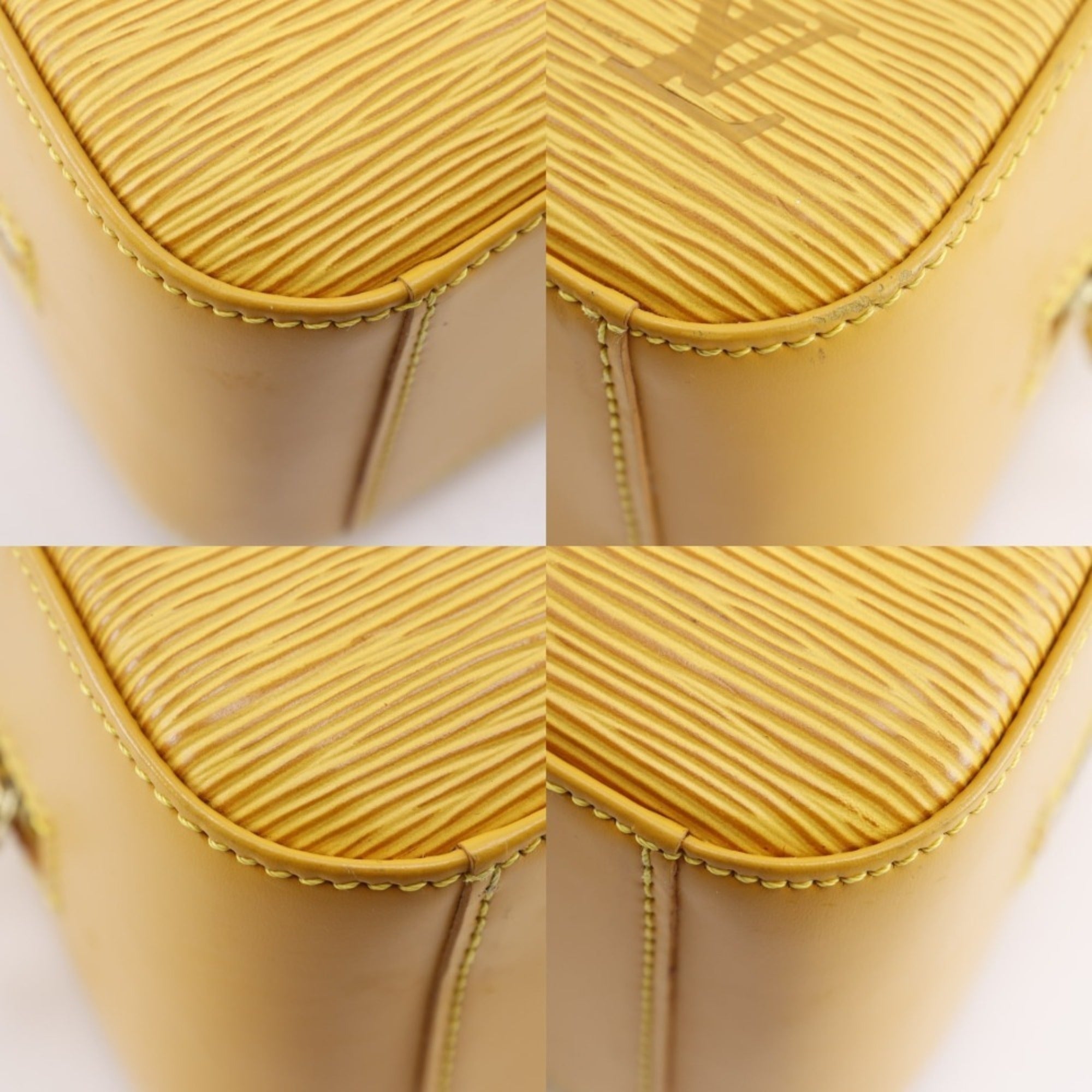 Louis Vuitton Yellow Epi Leather Handbag (Pre-Owned)