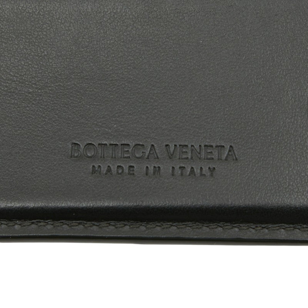 Bottega Veneta Khaki Leather Bill Wallet (Bi-Fold) (Pre-Owned)