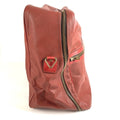 Louis Vuitton Red Color Leather Boston Bag Handbag Shoulder Bag (Pre-Owned)