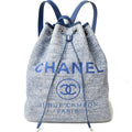 Chanel Cotton Canvas Denim Backpack (Pre-Owned)