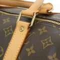 Louis Vuitton Marron Coated Canvas Boston Bag (Pre-Owned)