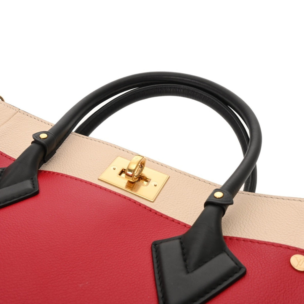 Louis Vuitton Monogram Rouge Monogram Leather Tote Bag (Pre-Owned)