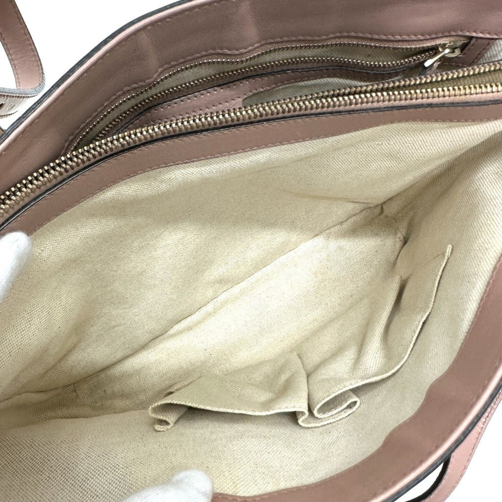 Gucci Beige Handbag Tote Bag (Pre-Owned)