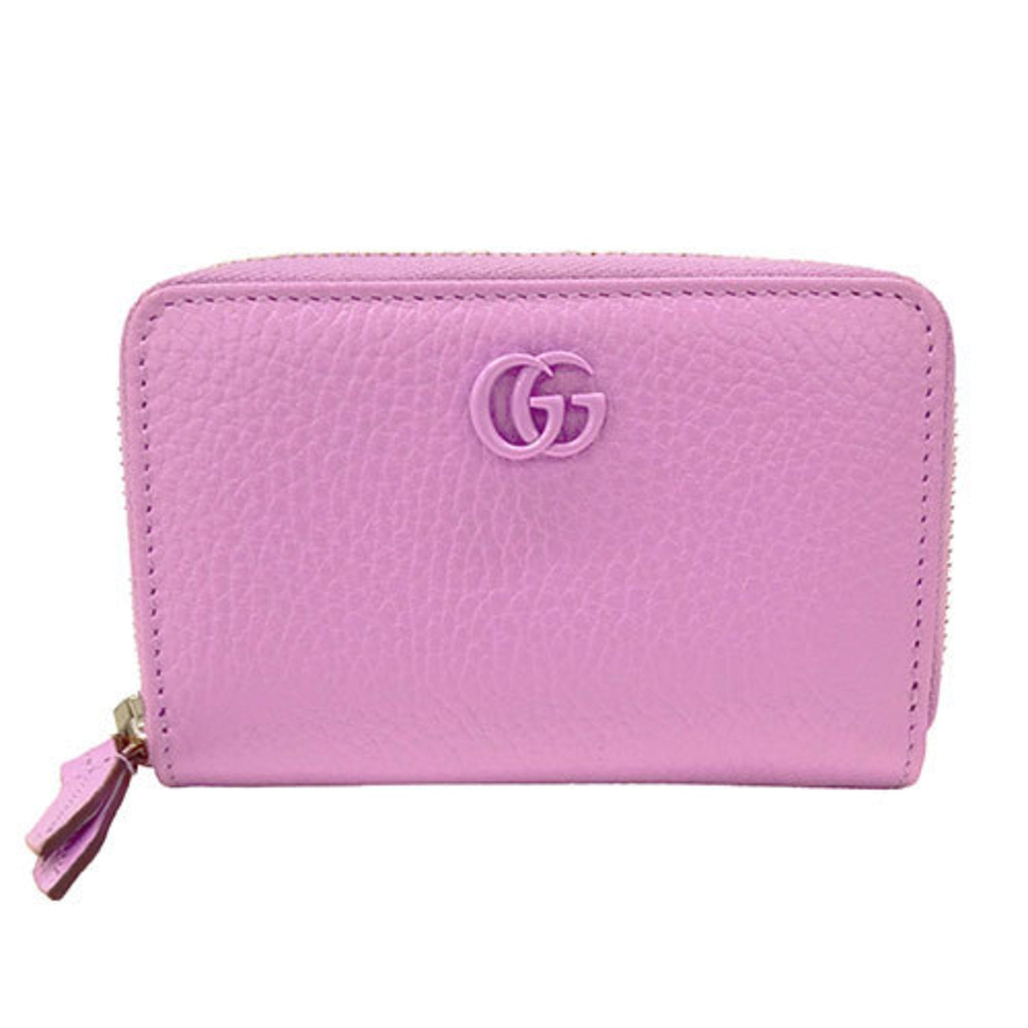 Gucci Purple Leather Coin Purse/Coin Case (Pre-Owned)