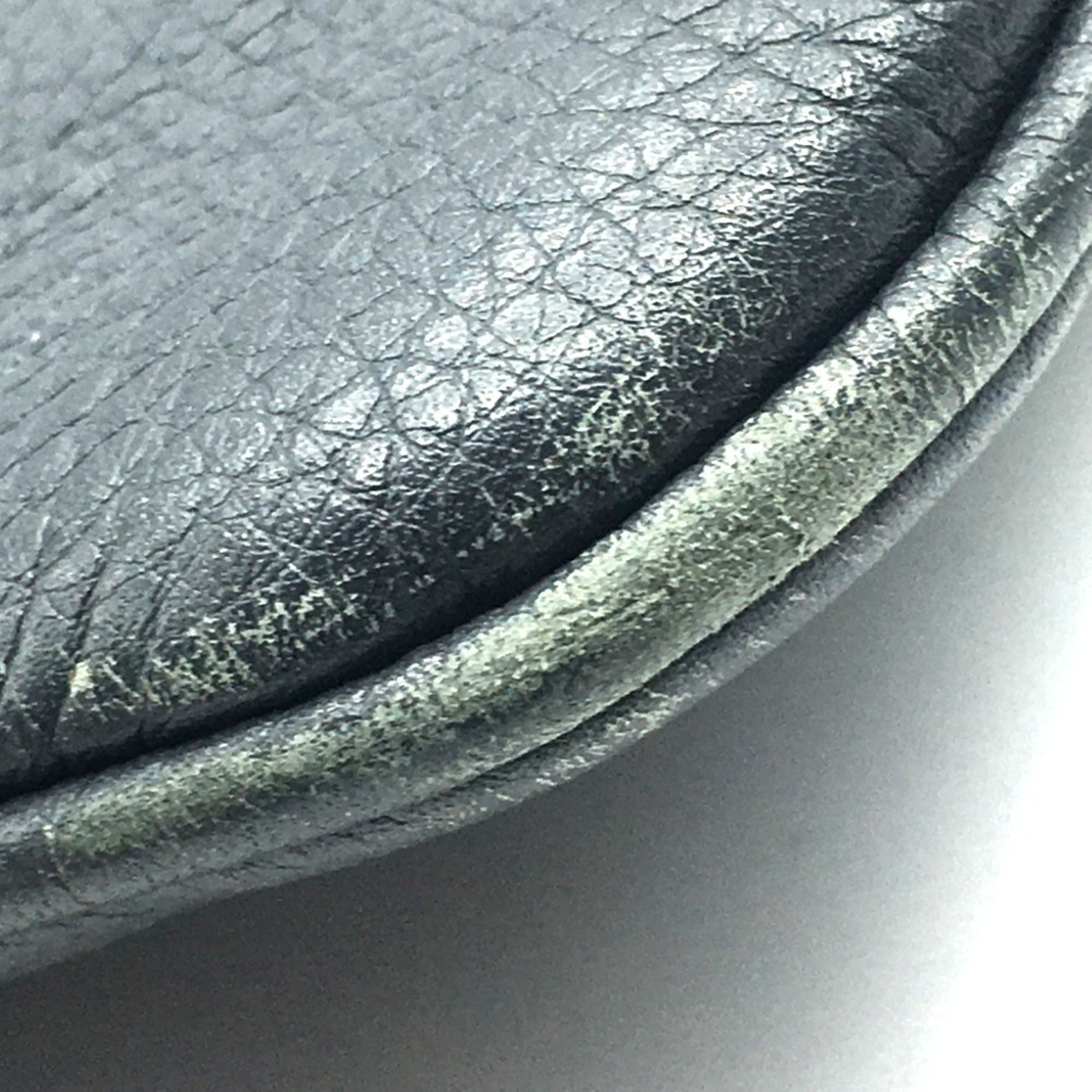 Gucci Dark Gray Leather Shoulder Bag (Pre-Owned)