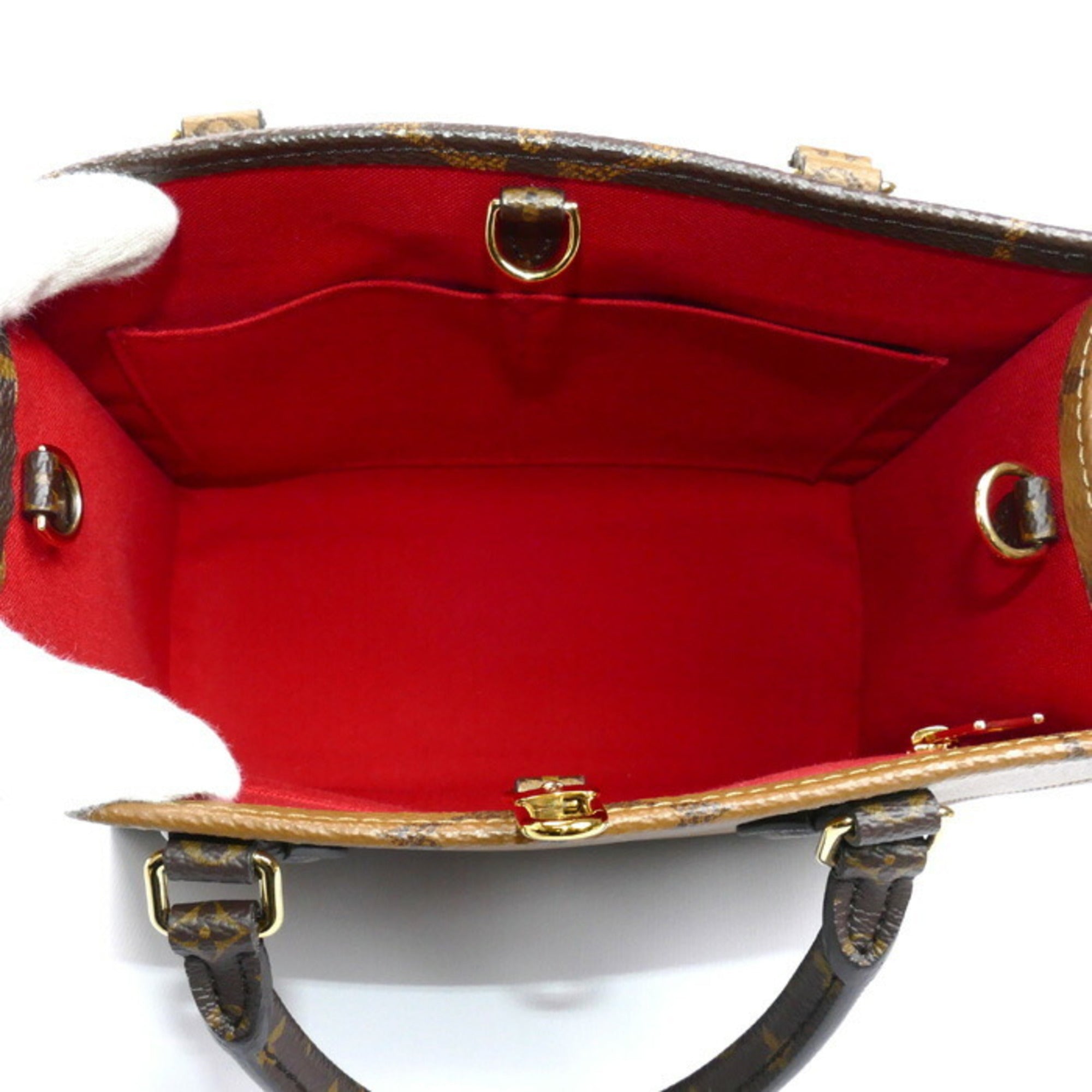Louis Vuitton Brown Monogram Reverse Monogram Shoulder Bag (Pre-Owned)