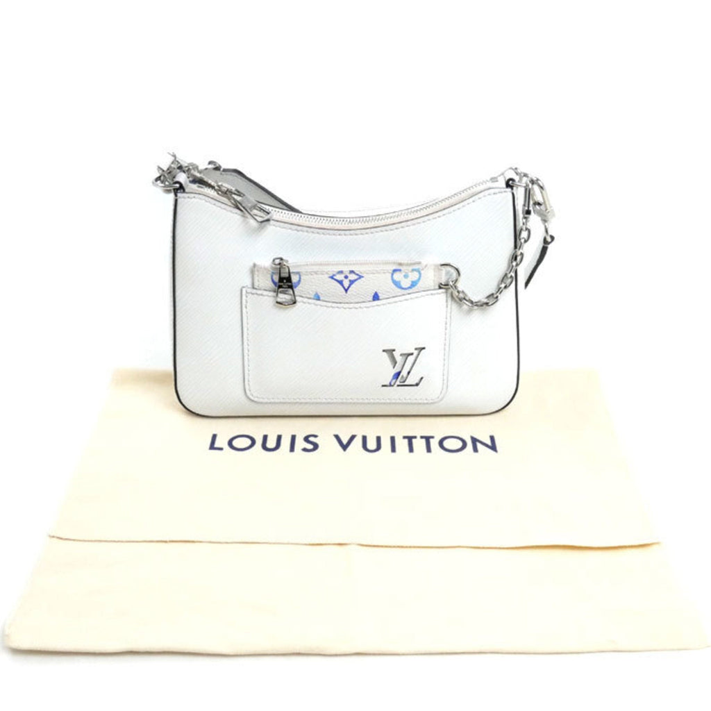 Louis Vuitton White Epi Leather Shoulder Bag (Pre-Owned)