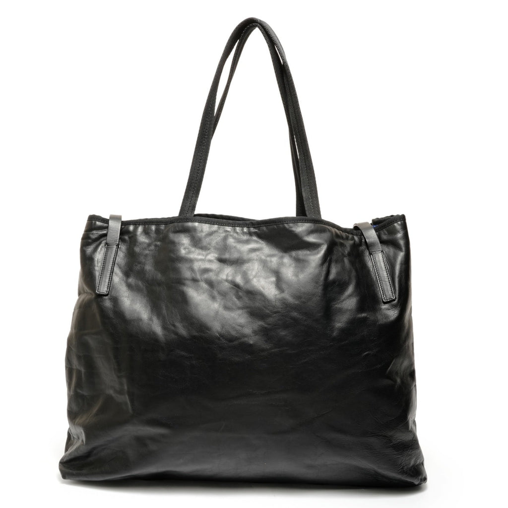 Prada Black Leather Tote Bag (Pre-Owned)