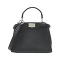 Fendi Black Leather Handbag (Pre-Owned)