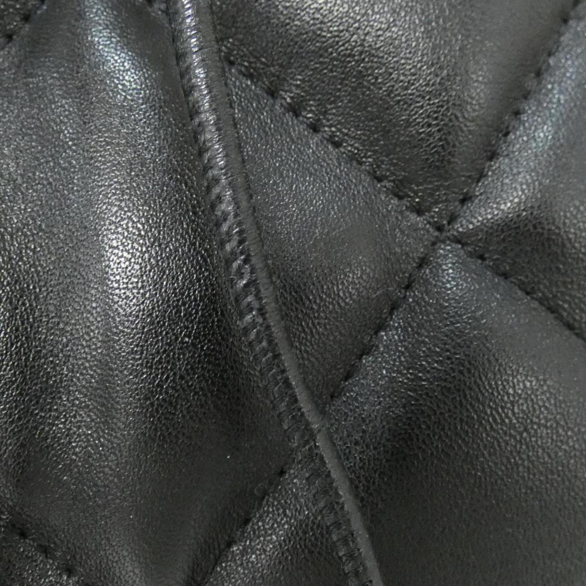 Chanel Black Leather Backpack (Pre-Owned)