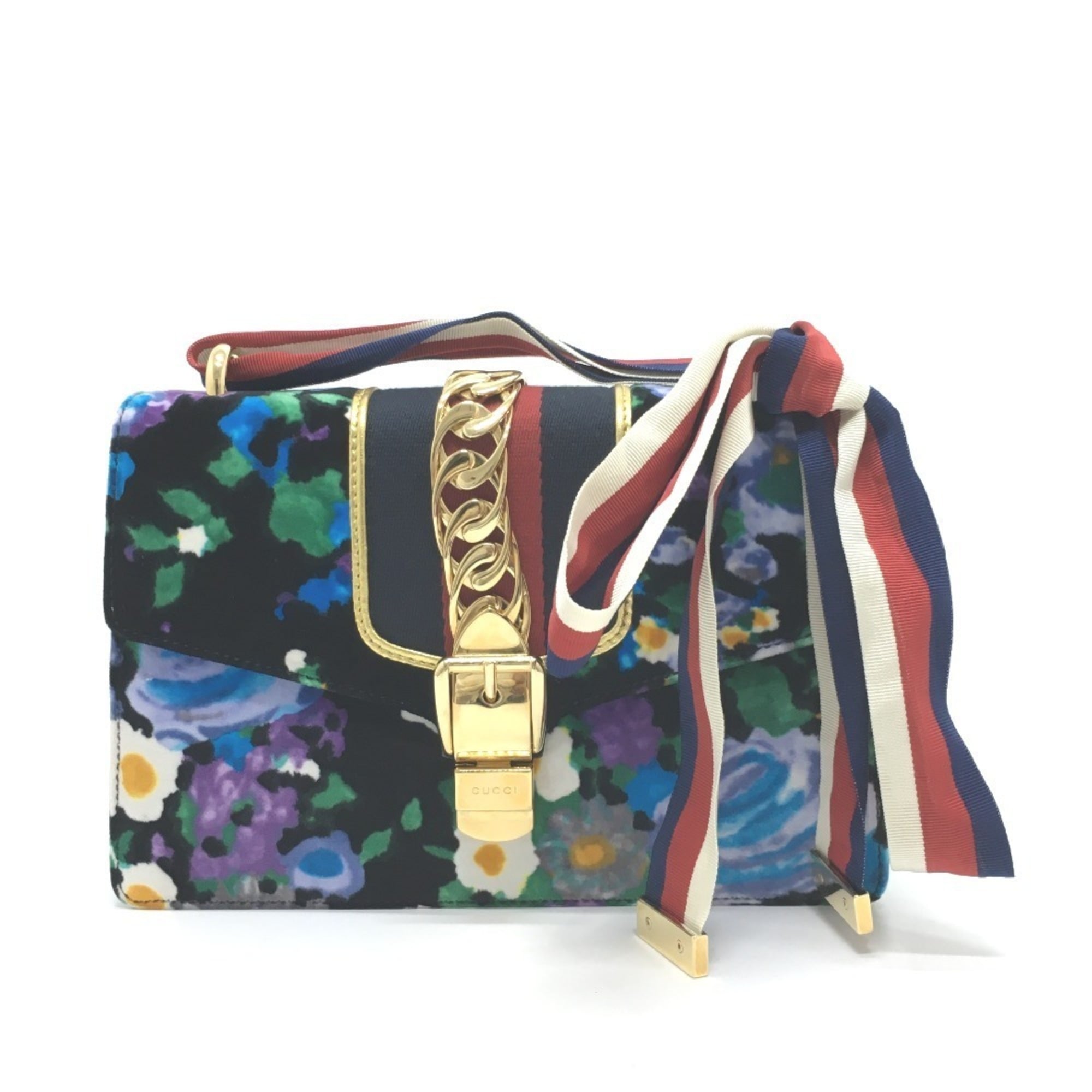 Gucci Multi-Color Leather Shoulder Bag (Pre-Owned)