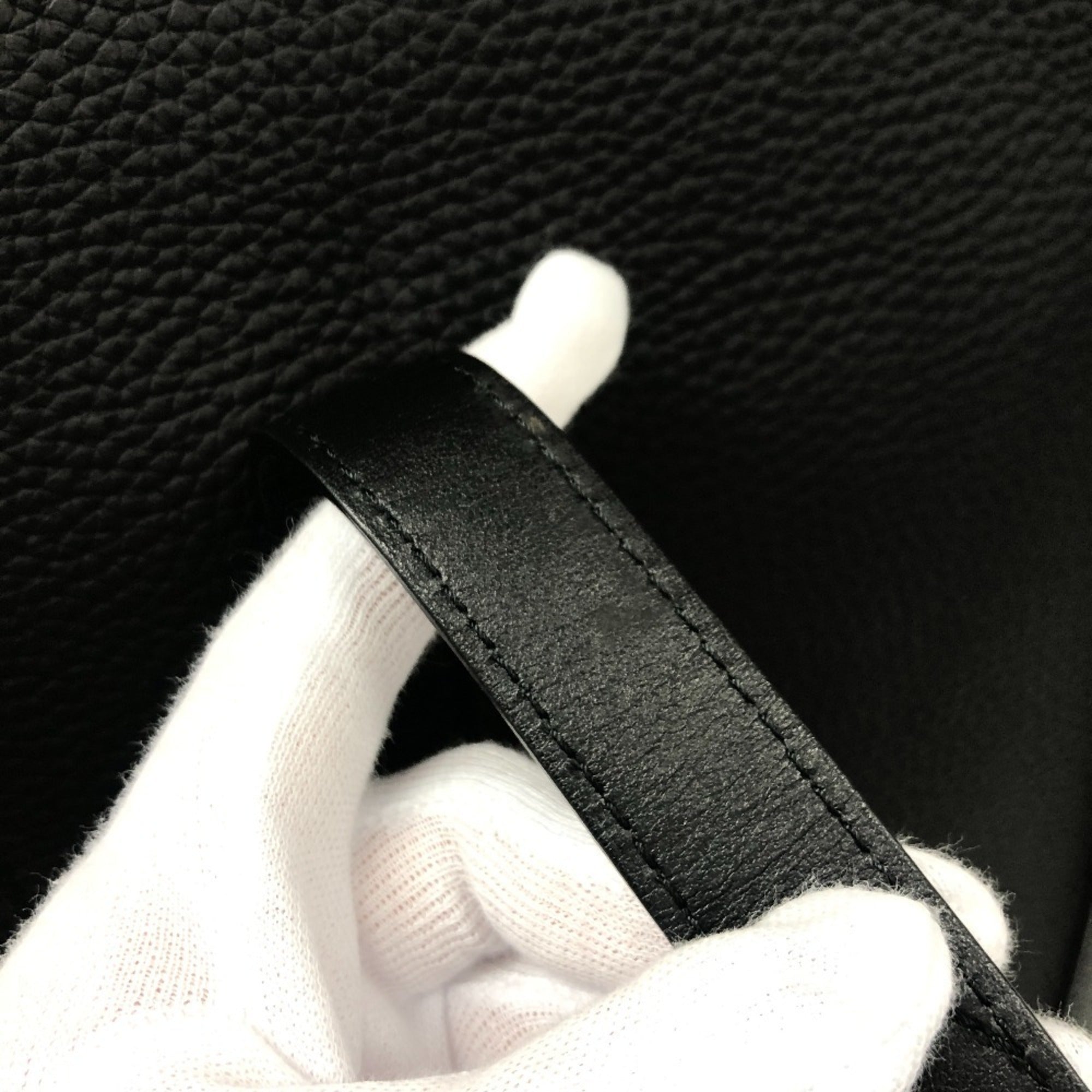 Louis Vuitton Taurillon Black Leather Tote Bag (Pre-Owned)