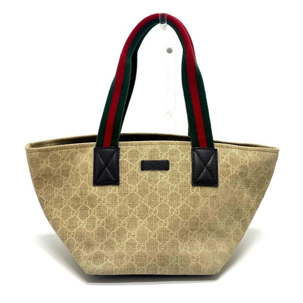 Gucci Beige Gg Canvas Tote Bag (Pre-Owned)