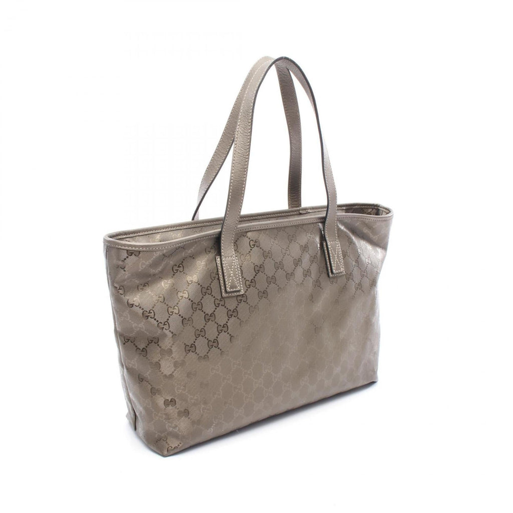 Gucci Brown Pvc Leather Tote Bag (Pre-Owned)