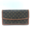 Louis Vuitton Brown Monogram Clutch Bag Pochette Pouch (Pre-Owned)