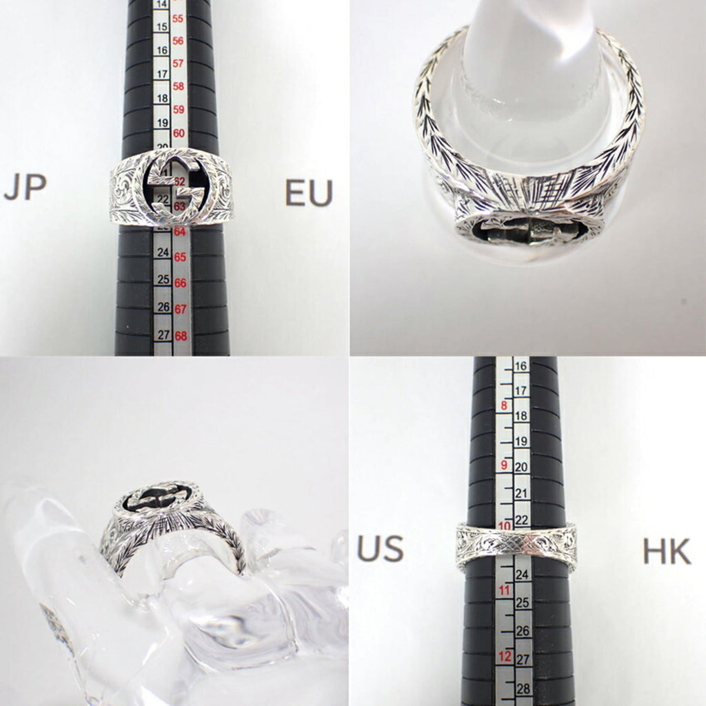 Gucci Sterling Silver 925 Band Ring (Pre-Owned)