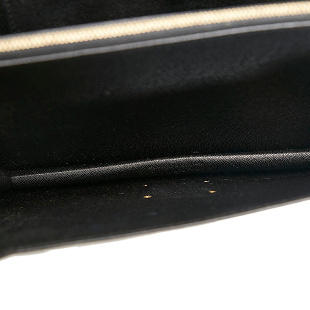 Louis Vuitton Black Noir Leather Handbag (Pre-Owned)