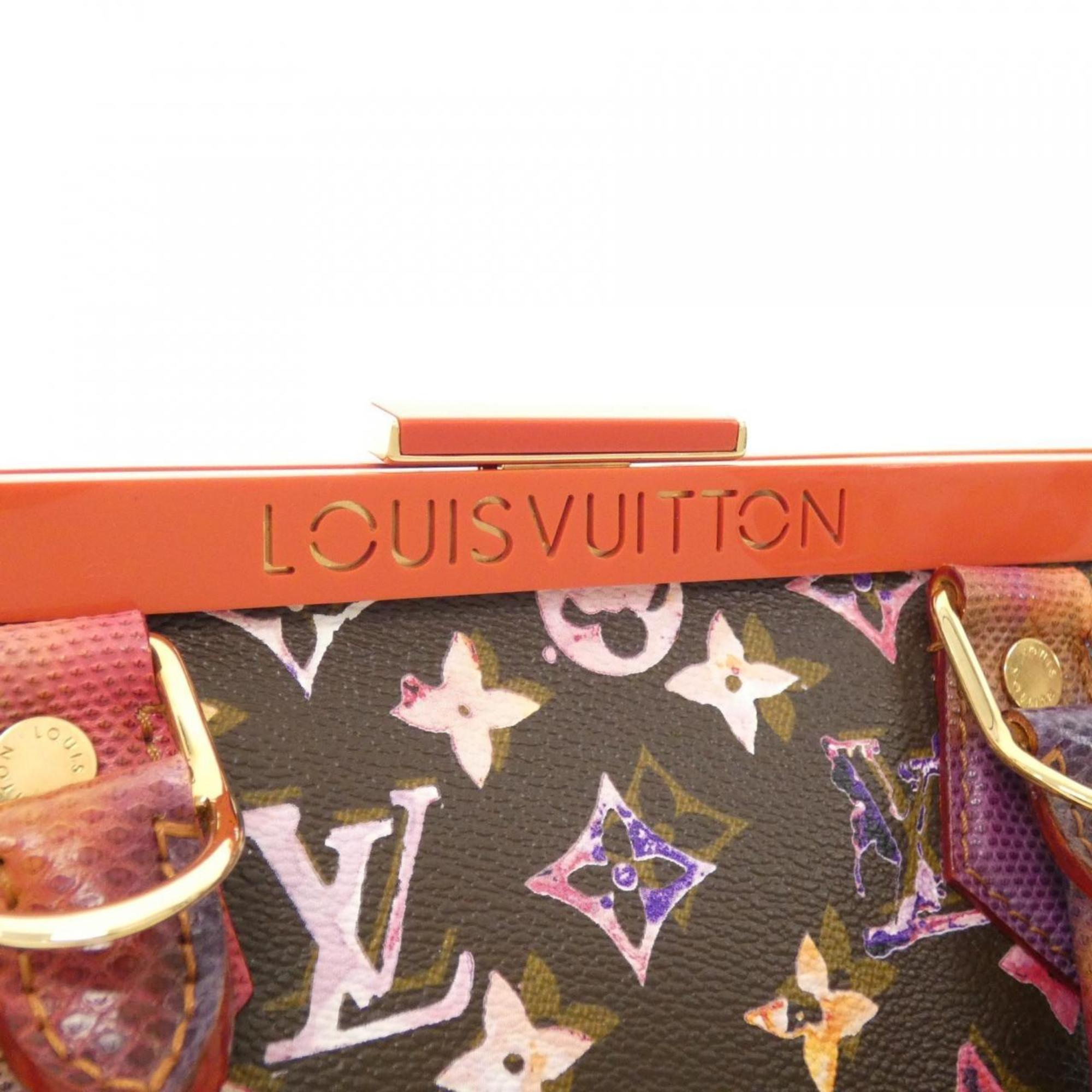 Louis Vuitton Brown Marron Multi-Color Coated Canvas Handbag (Pre-Owned)