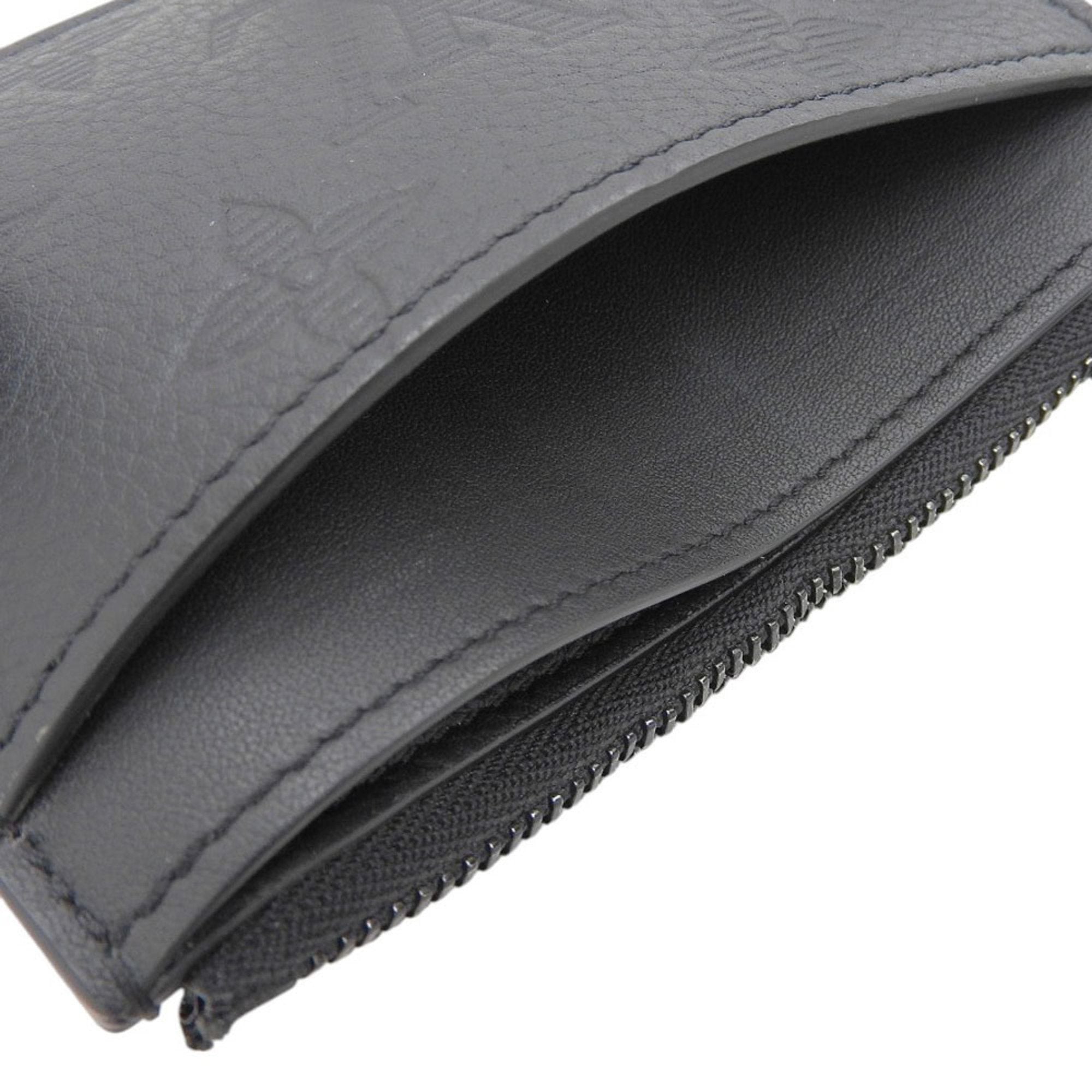 Louis Vuitton Black Noir Monogram Shadow Coin Purse/Coin Case (Pre-Owned)