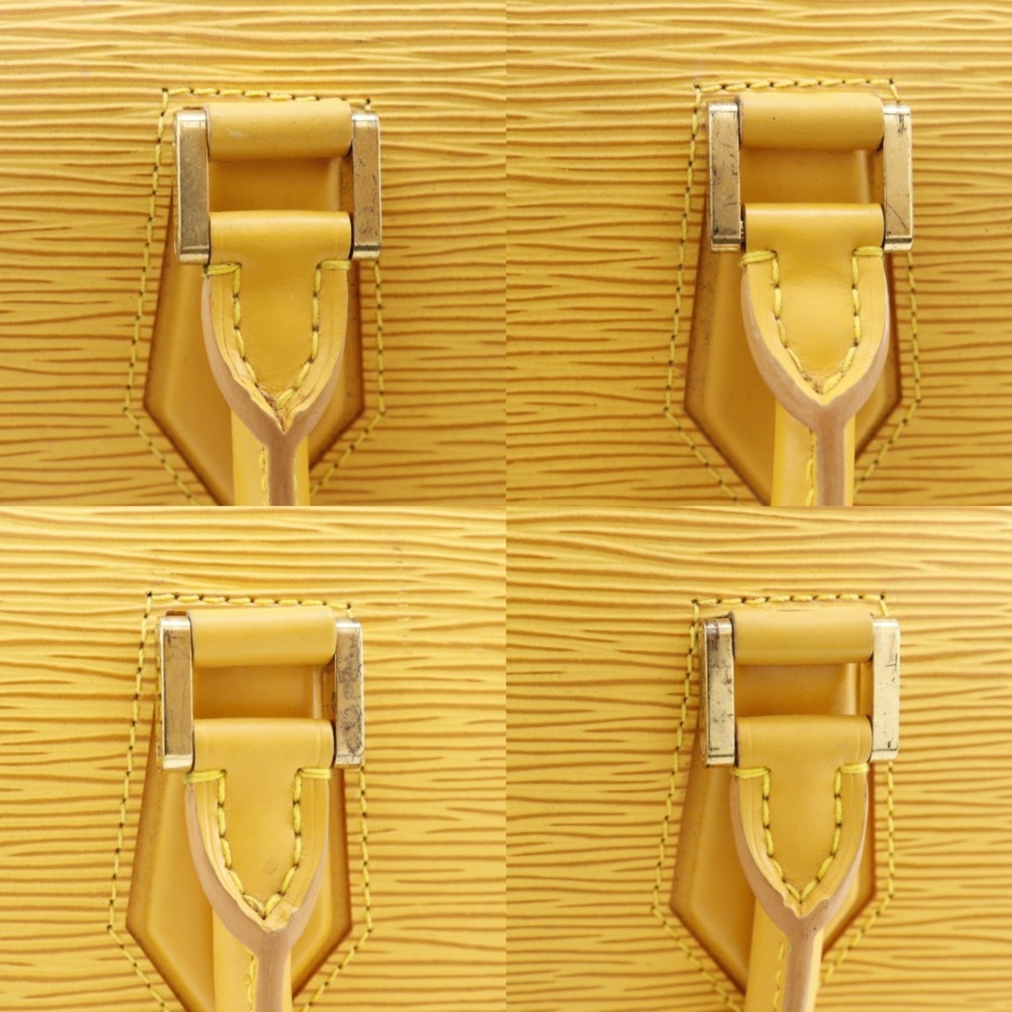 Louis Vuitton Yellow Epi Leather Handbag (Pre-Owned)