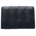 Bottega Veneta Intrecciato Navy Yellow Intrecciato Wallet (Tri-Fold) (Pre-Owned)