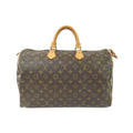 Louis Vuitton Marron Coated Canvas Boston Bag (Pre-Owned)