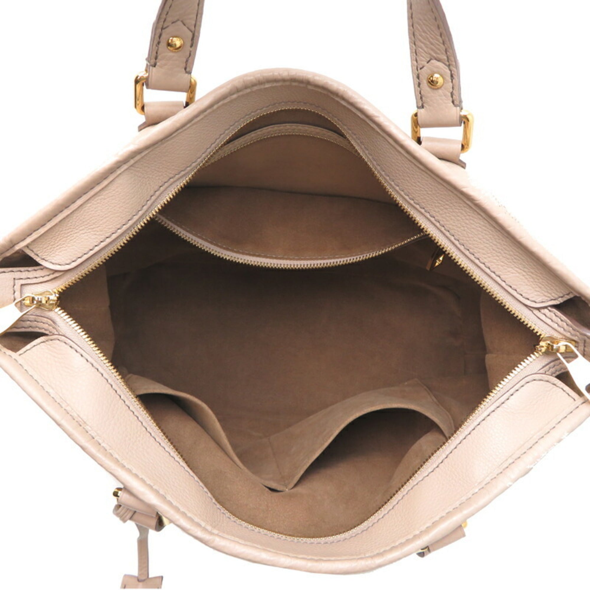 Louis Vuitton Beige Sable Monogram Handbag (Pre-Owned)