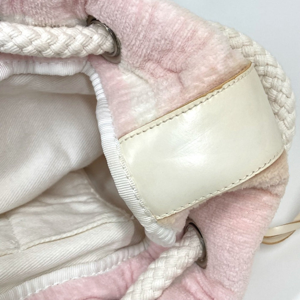 Chanel Pink Cotton Shoulder Bag (Pre-Owned)