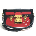 Louis Vuitton Red Leather Shoulder Bag (Pre-Owned)