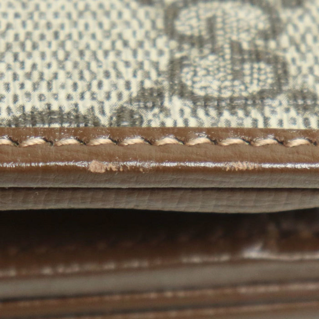 Gucci Beige Gg Supreme Leather Wallet (Bi-Fold) (Pre-Owned)