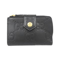 Gucci Black Gg Leather Wallet (Bi-Fold) (Pre-Owned)