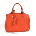 Louis Vuitton Orange Monogram Empreinte Handbag Shoulder Bag Tote Bag (Pre-Owned)