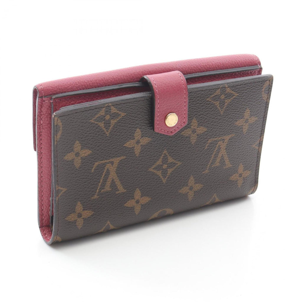 Louis Vuitton Brown Pink Pvc Leather Wallet (Bi-Fold) (Pre-Owned)