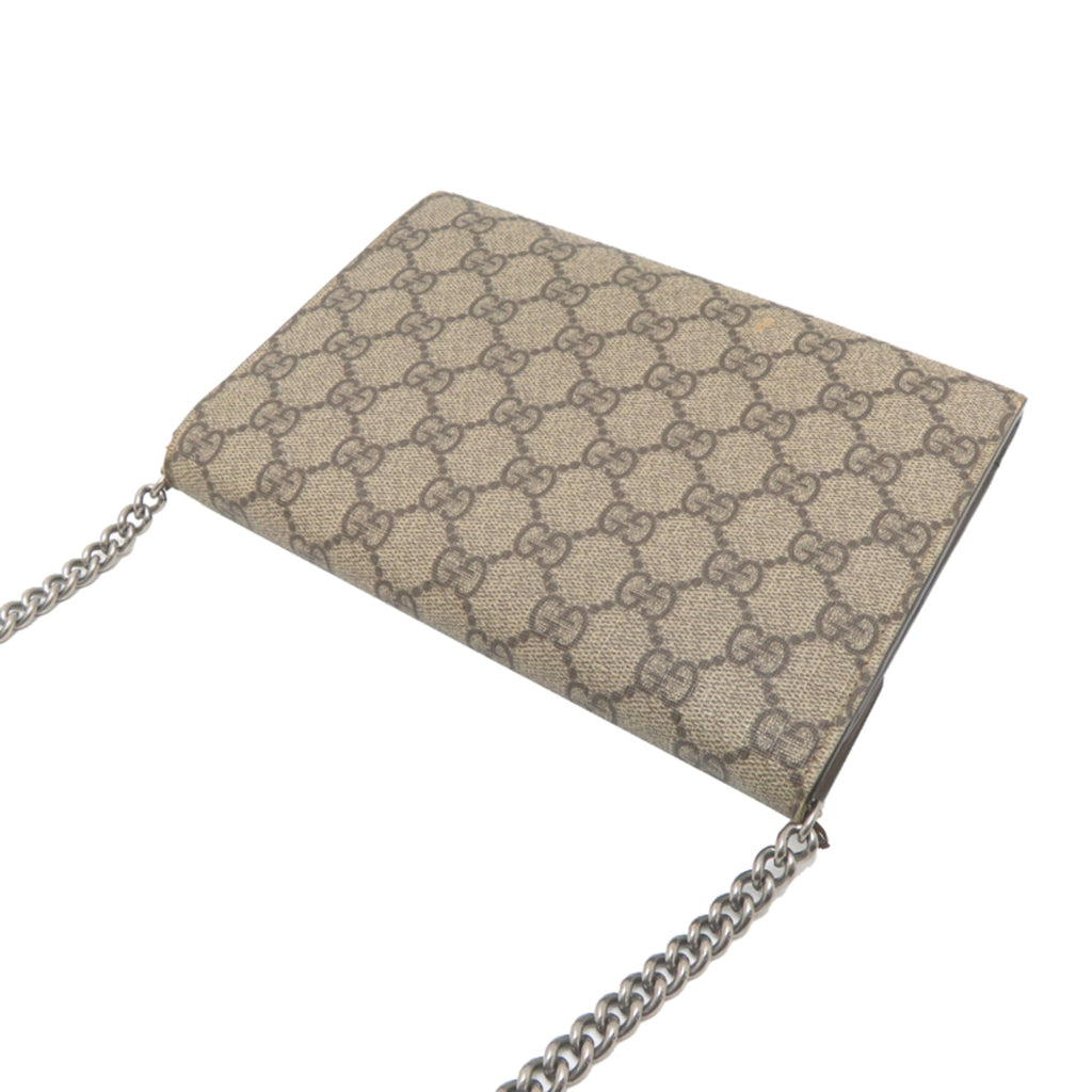 Gucci Beige Gg Supreme Shoulder Bag (Pre-Owned)
