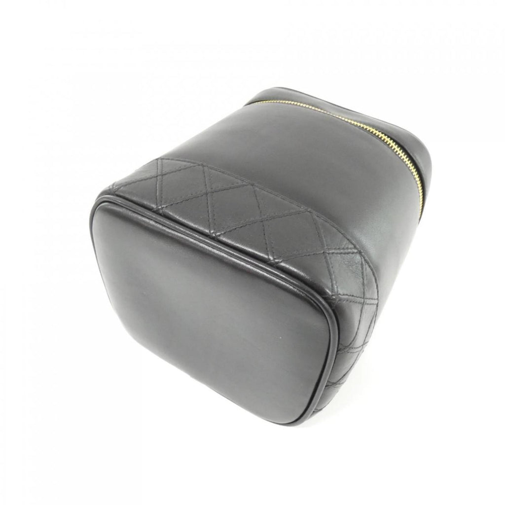 Chanel Black Leather Handbag (Pre-Owned)