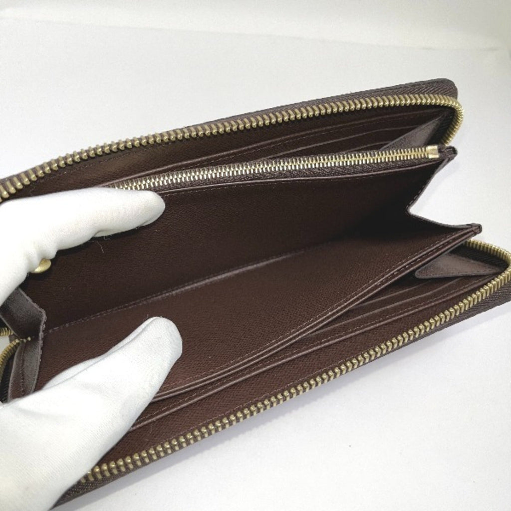 Louis Vuitton Brown Damier Canvas Long Wallet (Bi-Fold) (Pre-Owned)