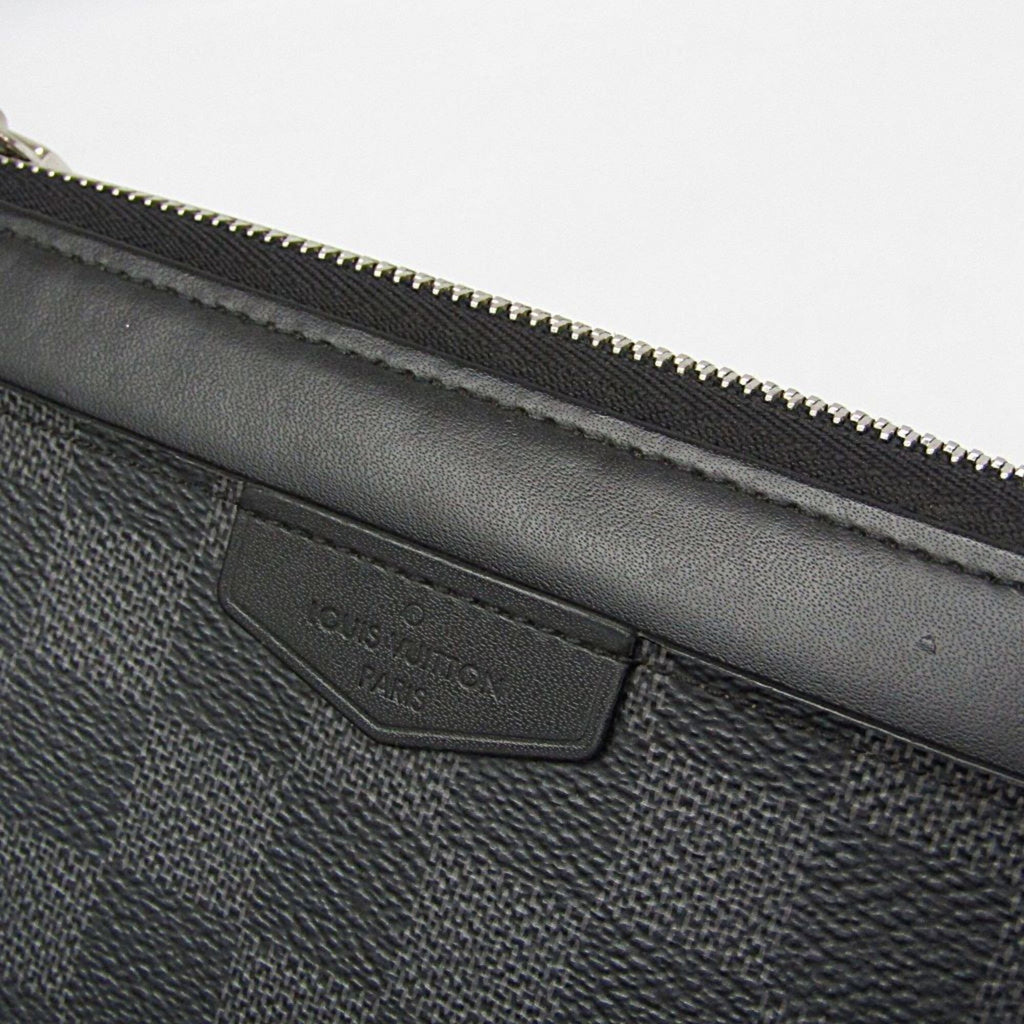 Louis Vuitton Damier Graphite Black Damier Graphite Long Wallet (Bi-Fold) (Pre-Owned)