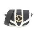 Louis Vuitton Black Leather Shoulder Bag (Pre-Owned)