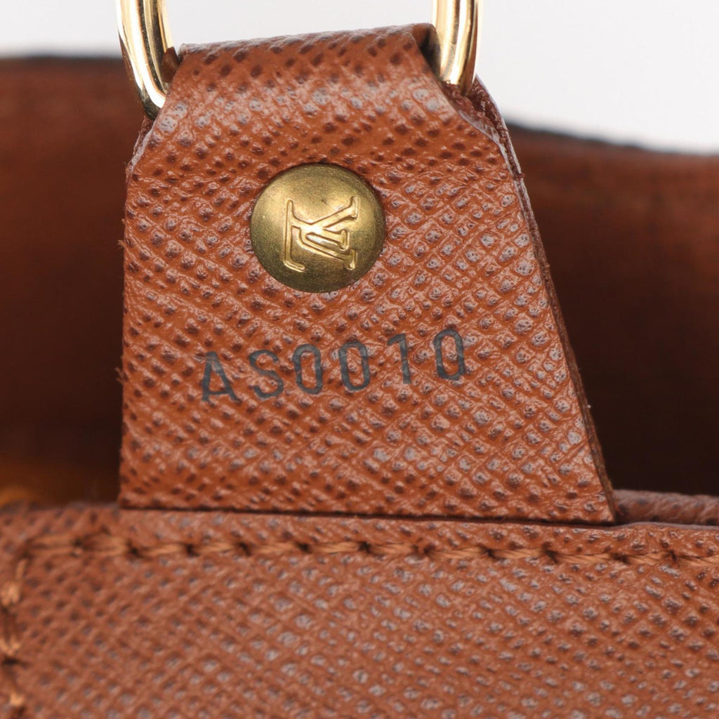 Louis Vuitton Brown Coated Canvas Leather Shoulder Bag (Pre-Owned)