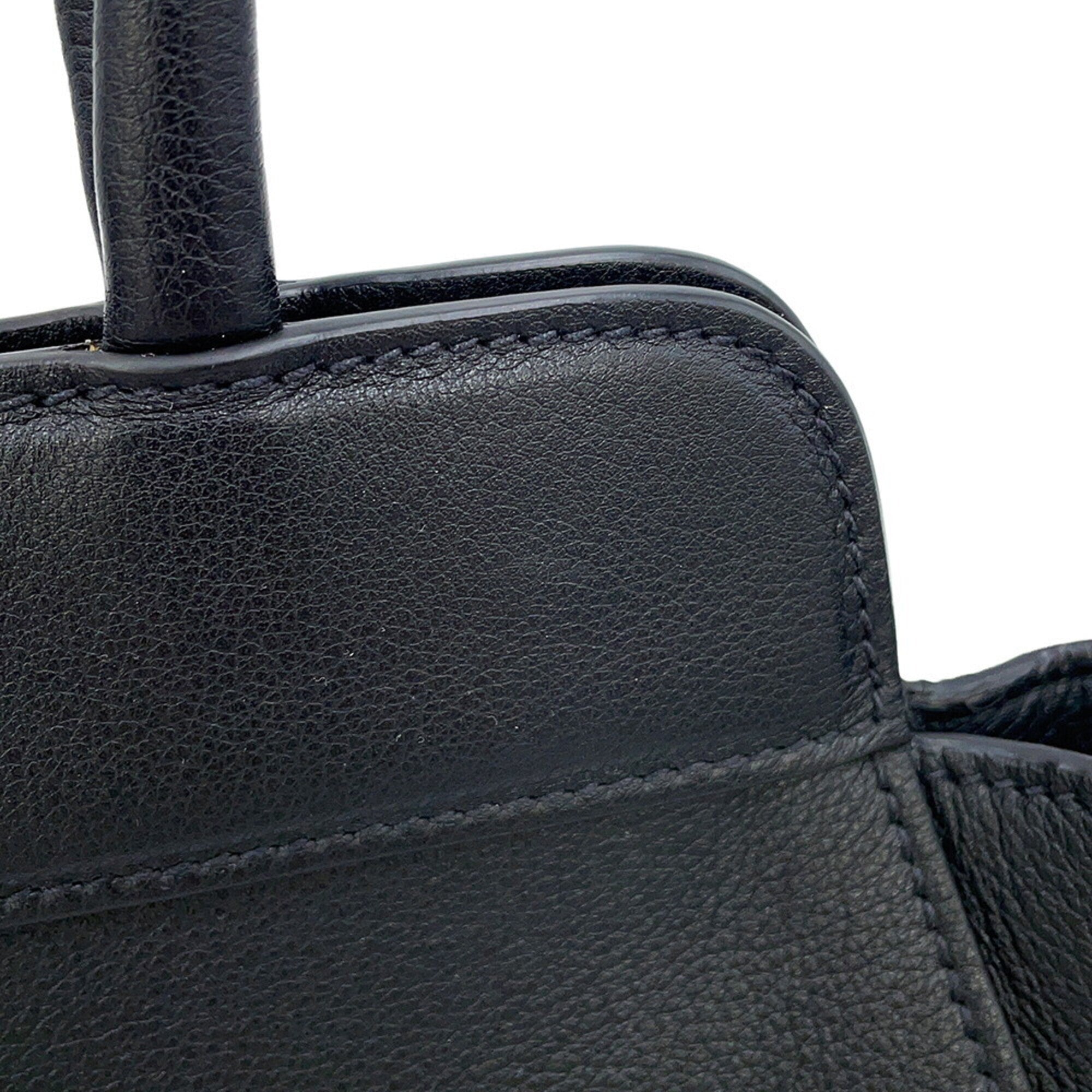 Prada Black Leather Handbag (Pre-Owned)