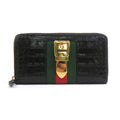 Gucci Black Leather Long Bill Wallet (Bi-Fold) (Pre-Owned)