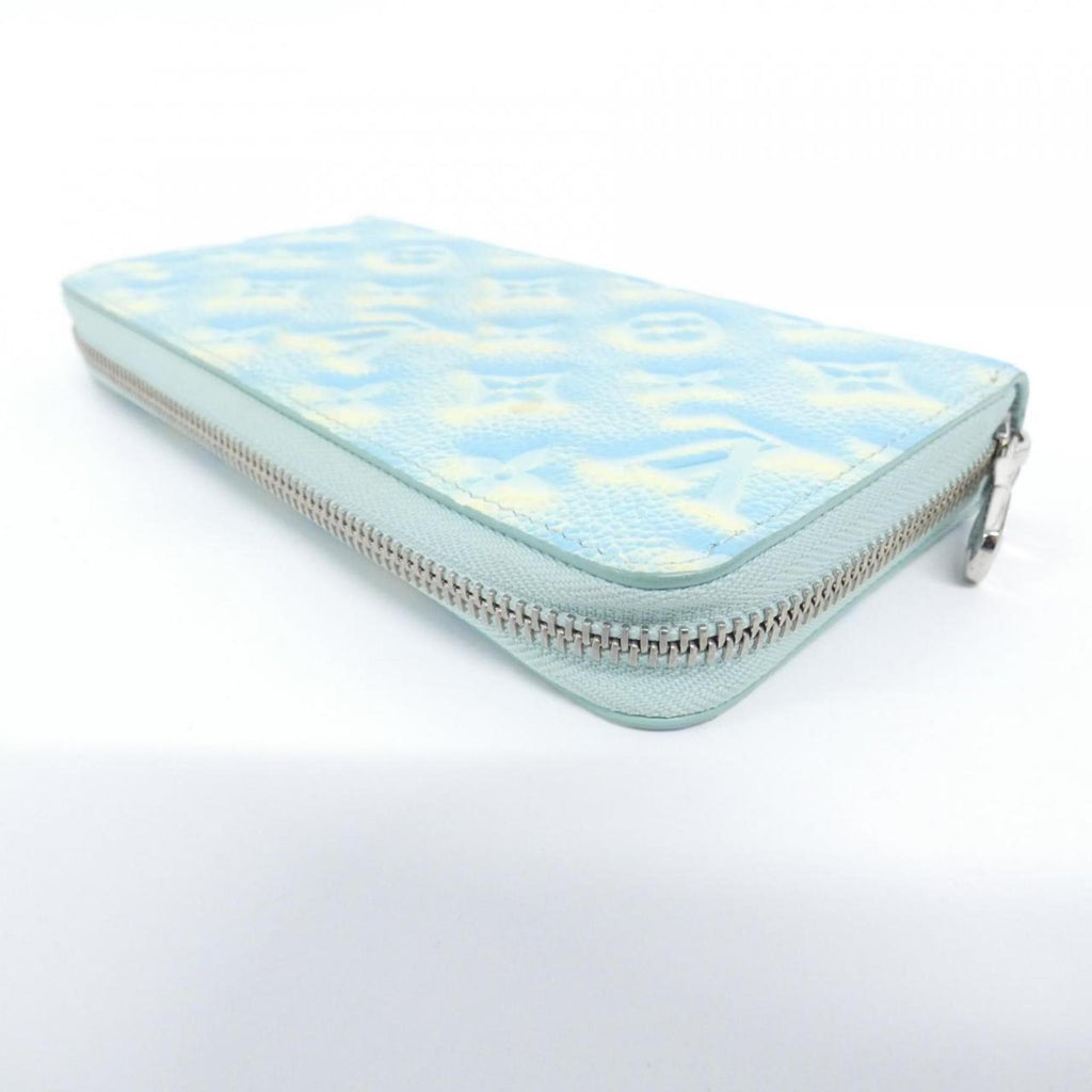 Louis Vuitton Light Green Vert Leather Long Wallet (Bi-Fold) (Pre-Owned)