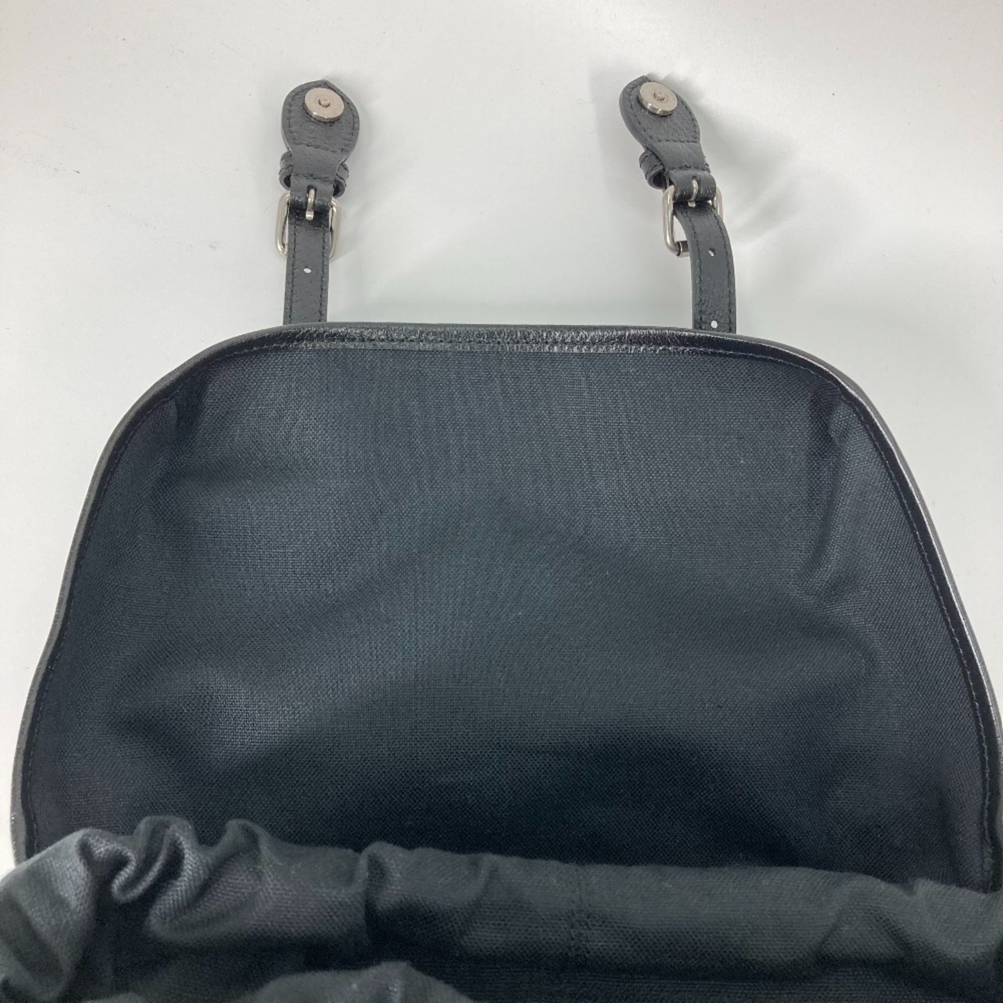 Gucci Black Gg Supreme Backpack (Pre-Owned)