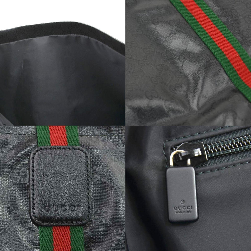 Gucci Black Pvc Handbag (Pre-Owned)