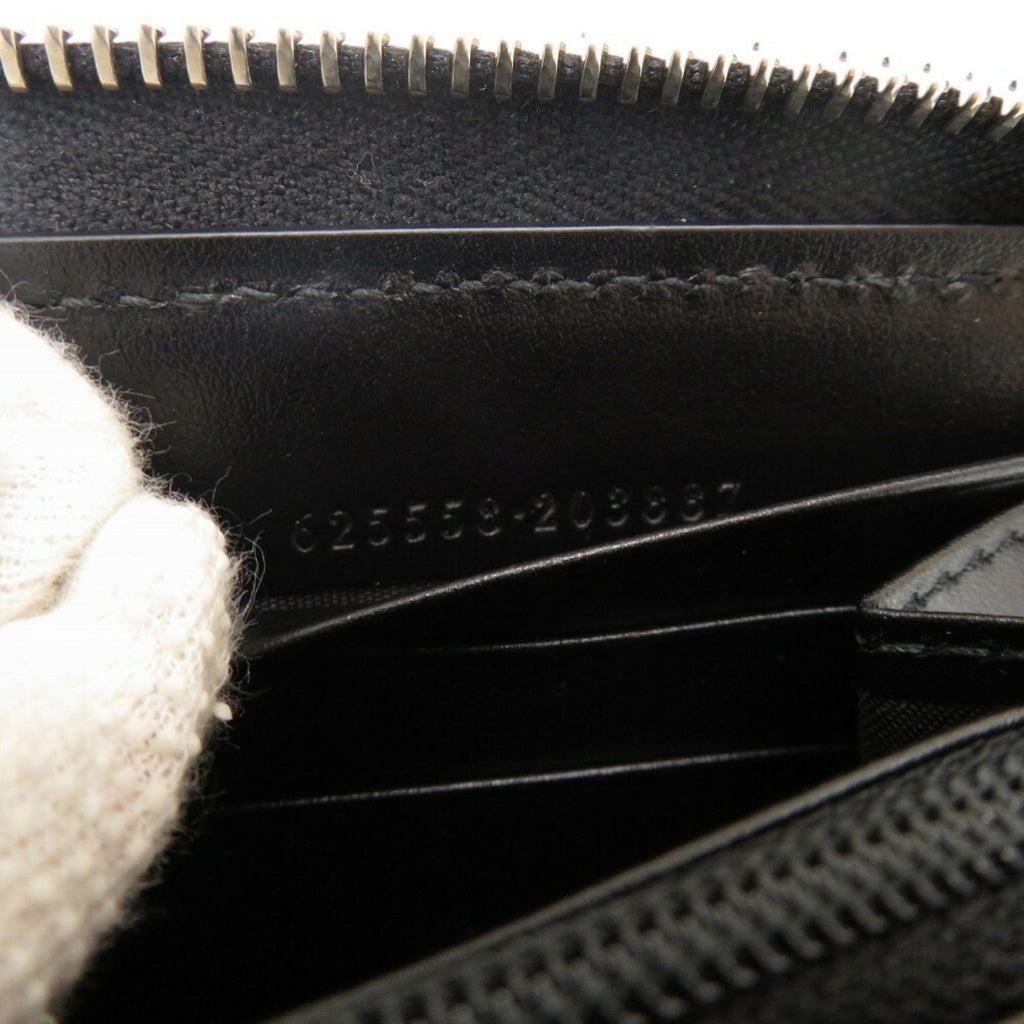 Gucci Black Leather Long Wallet (Bi-Fold) (Pre-Owned)