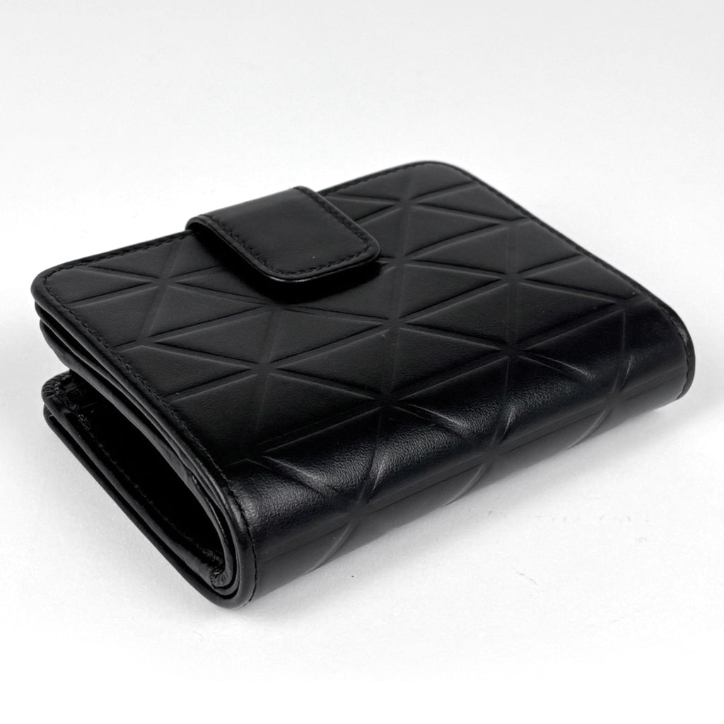 Prada Black Leather Wallet (Bi-Fold) (Pre-Owned)